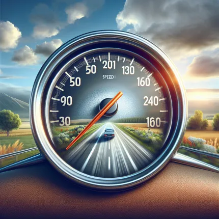 максимальная скорость вне города