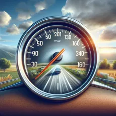 максимальная скорость вне города